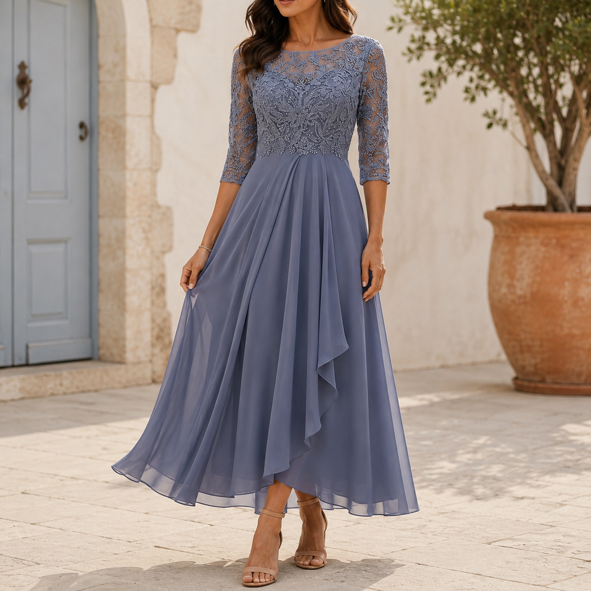 Celestine Woman's Midi Dress