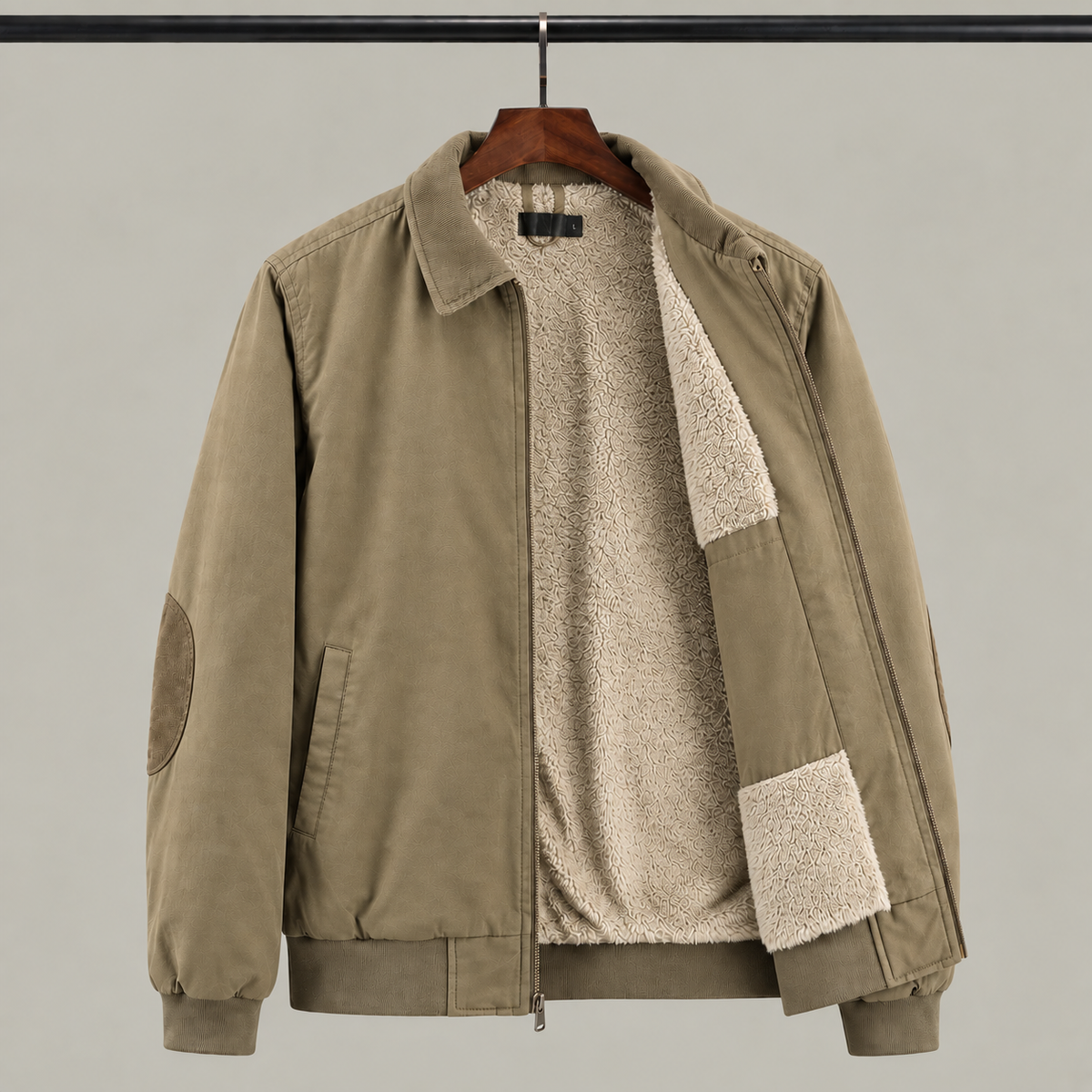 The Ironwood Waxed Sherpa Jacket