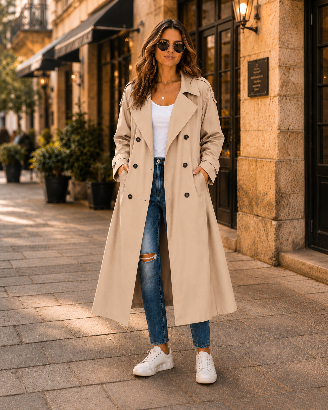 The Aster Vale Trench Coat