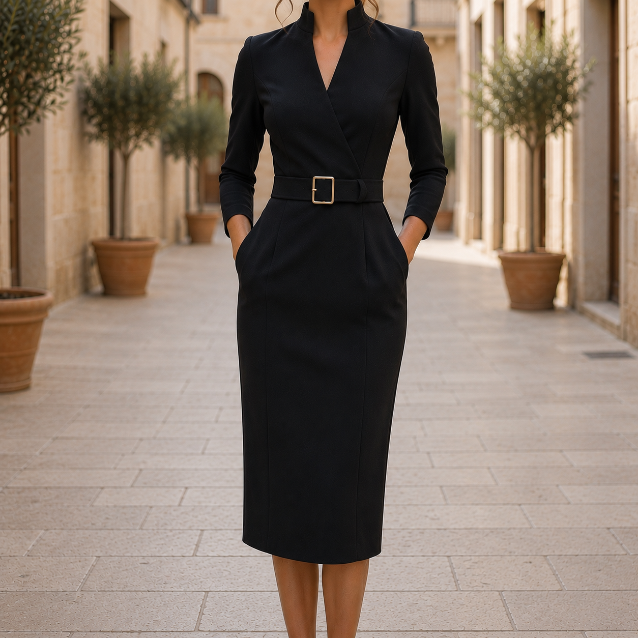 Evelina Midi Dress