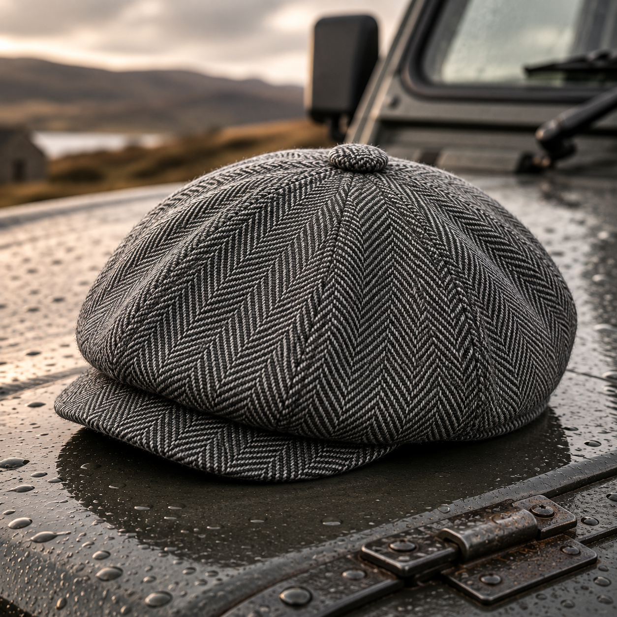 The Donegal Herringbone Cap