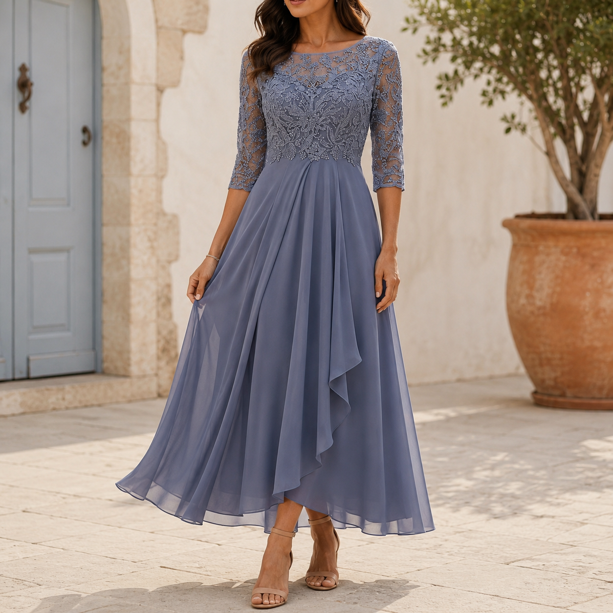 Celestine Woman's Midi Dress