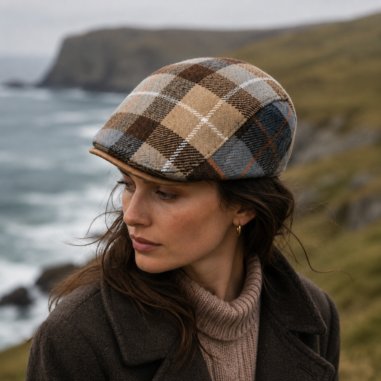 The Atlantic Check Cap