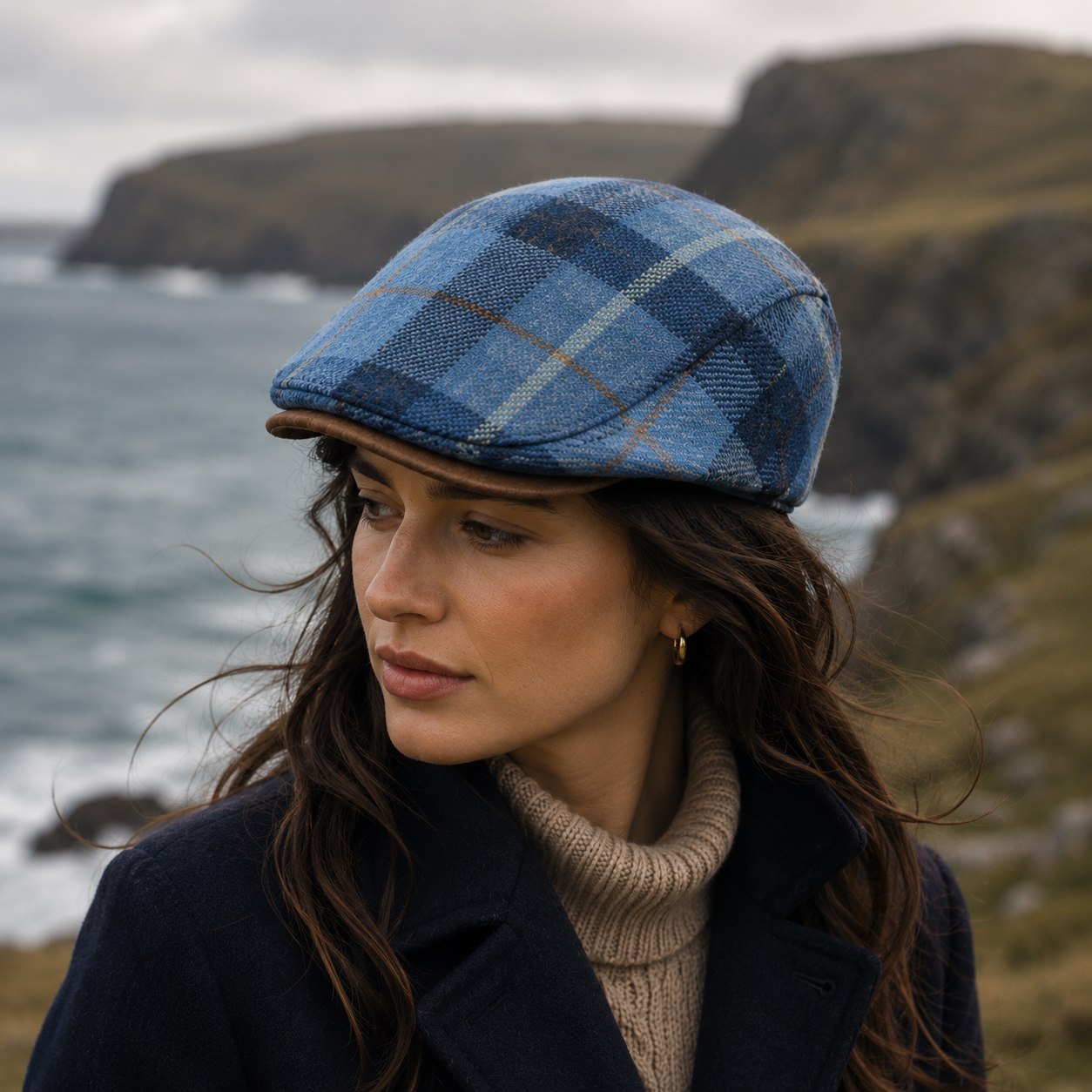 The Atlantic Check Cap