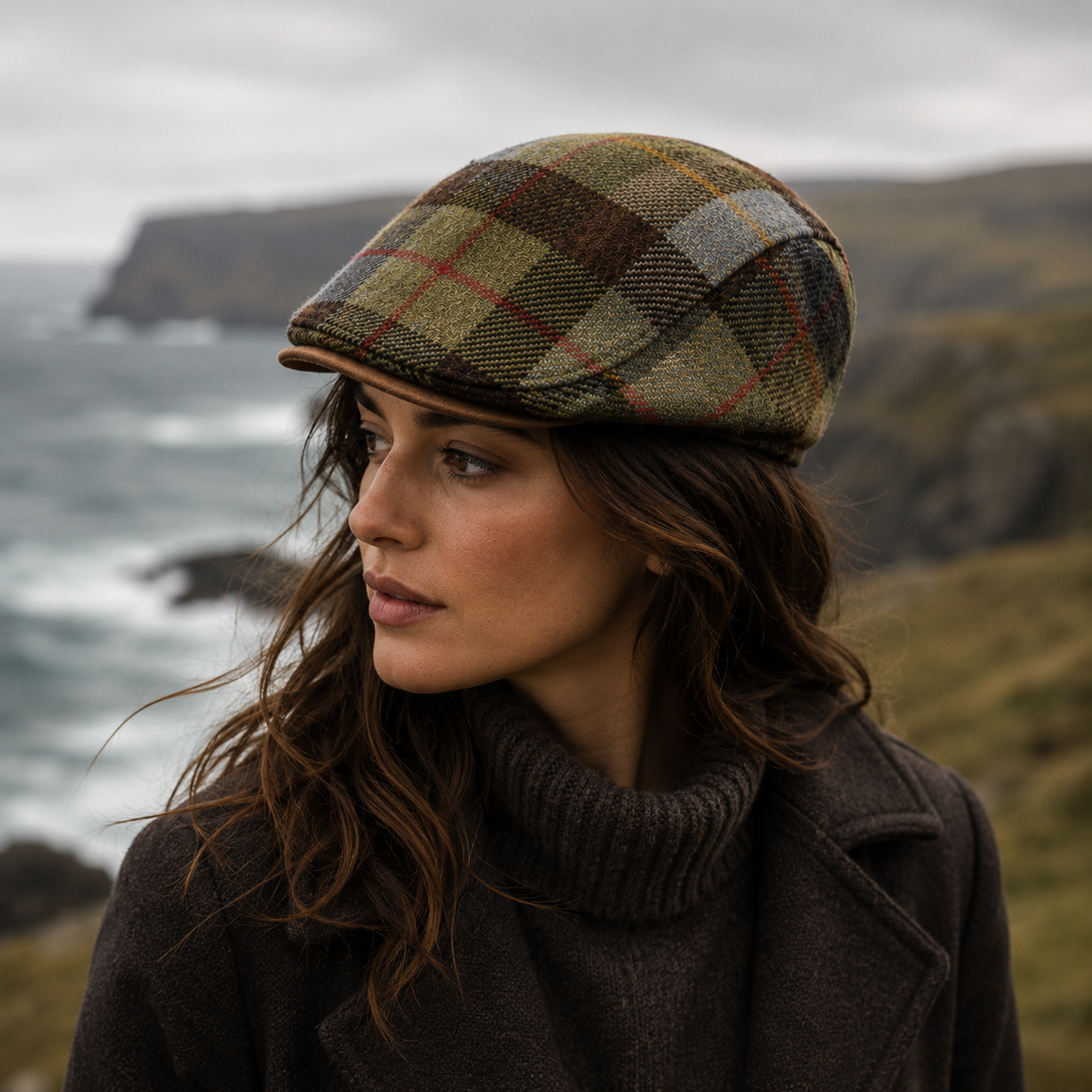 The Atlantic Check Cap