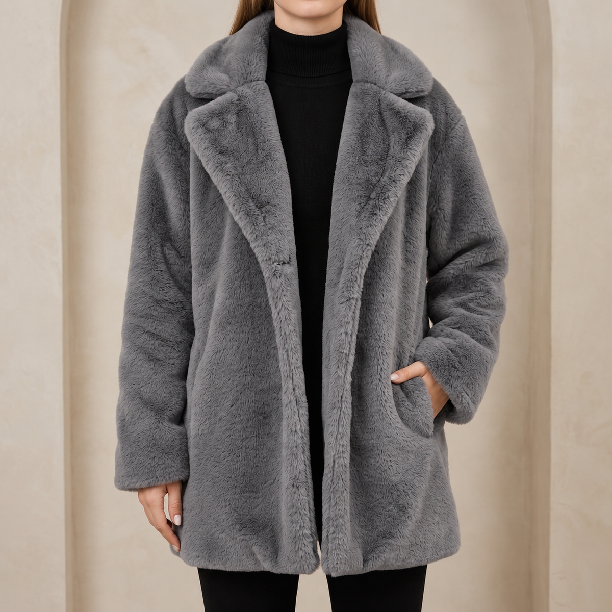 The Hearthmere Faux-Fur Jacket