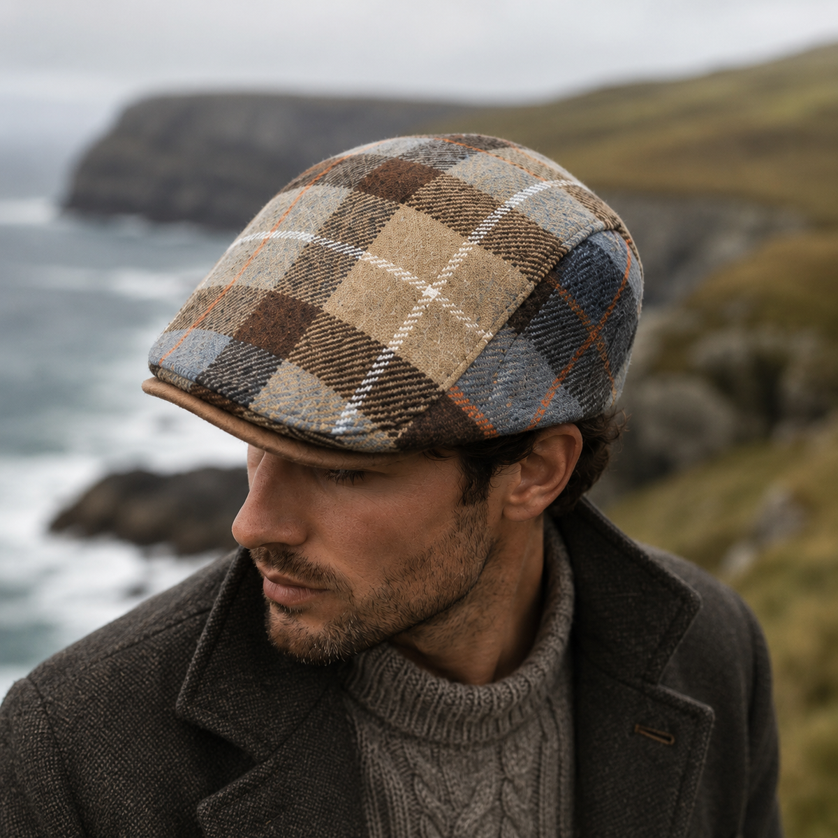 The Atlantic Check Cap