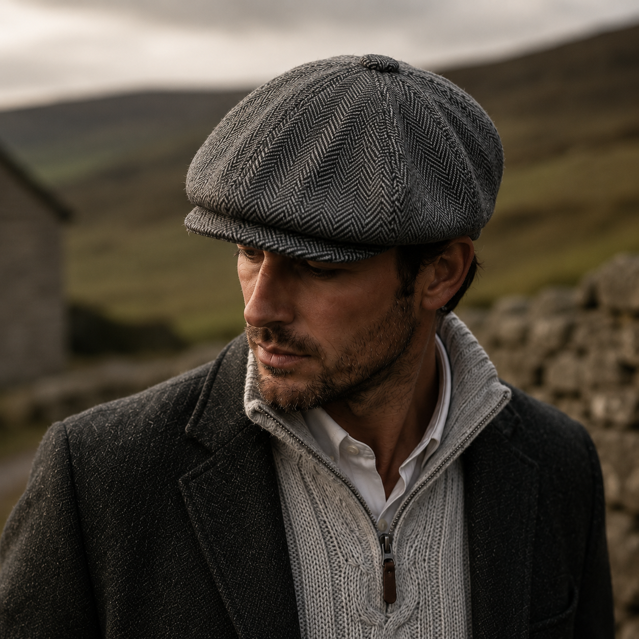The Donegal Herringbone Cap